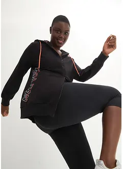 Sweatjakke med hette, bonprix