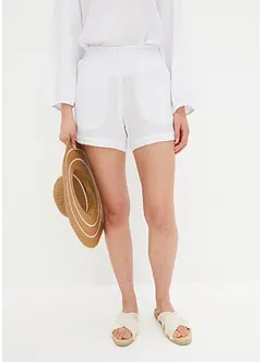 Musselin-shorts i 100% bomull, bonprix