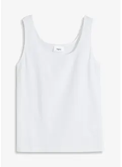 Ribbet topp av 100% bomull, bonprix