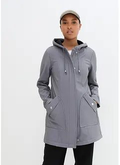 Softshell-parkas med hette, bonprix