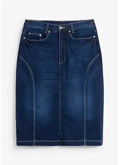 High Waist stretchskjørt med komfortlinning, bonprix
