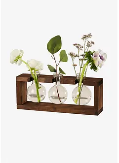 Vase-sett med holder, bonprix