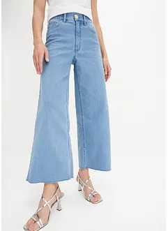Wide Leg-jeans, High Waist, cropped, bonprix