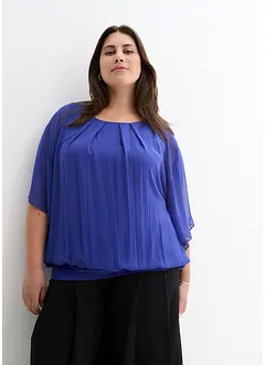 Chiffonbluse med topp under, bonprix