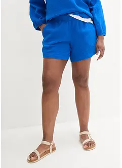Musselin-shorts i 100% bomull, bonprix