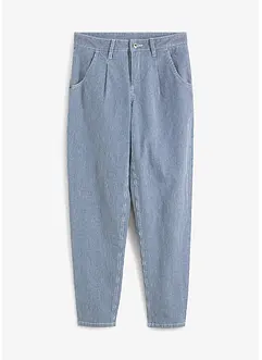 Barrel-jeans, Mid Waist, stripet, bonprix