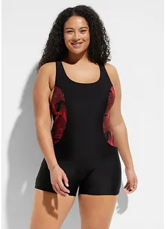 Badedrakt med ben, hurtigtørkende, bonprix