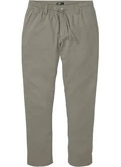 Regular Fit-chinos med lin, Straight, bonprix