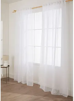 Jacquard-gardin med striper på langs (1-pack), bonprix