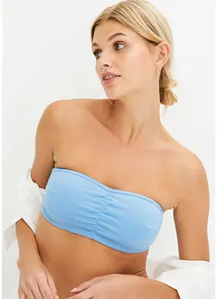 Bandeau BH (A+B cup) med økologisk bomull (2-pack), bonprix