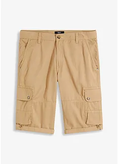 Cargo-bermuda i ren bomull, Regular Fit, bonprix