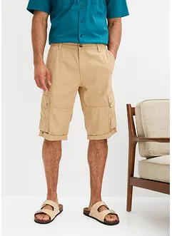 Cargo-bermuda i ren bomull, Regular Fit, bonprix