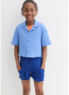 Musselin-bluse av bomull til barn, bpc bonprix collection