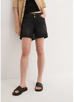 Wide Leg-jeans, Mid Waist, shorts, økologisk bomull, John Baner JEANSWEAR