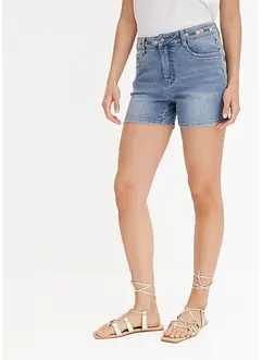 Jeans-shorts med broderi, BODYFLIRT