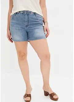 Jeans-shorts med broderi, BODYFLIRT