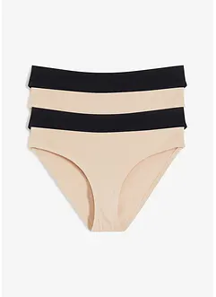 Truse i økologisk bomull, synes nesten ikke under klærne (4-pack), bonprix