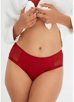 Panty med mesh og økologisk bomull (4-pack), bonprix