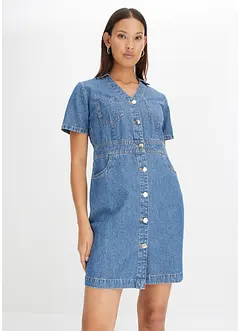 Minikjole av denim, bonprix