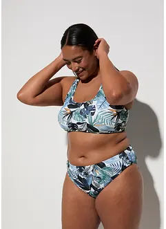 Bustier-bikini (2-delt sett) med kryssende stropper, bonprix