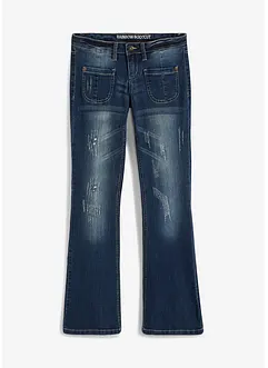 Flared-jeans Low Waist, stretch, bonprix