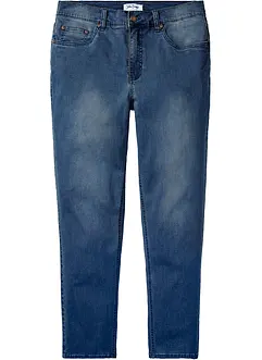 Classic Fit Power-Stretch-jeans med T-400 med komfortsnitt, Tapered, bonprix