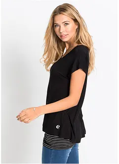 Lang topp i 2-i-1-modell, bonprix