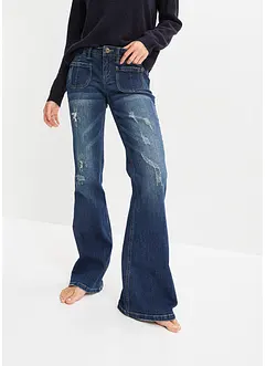 Flared-jeans Low Waist, stretch, bonprix