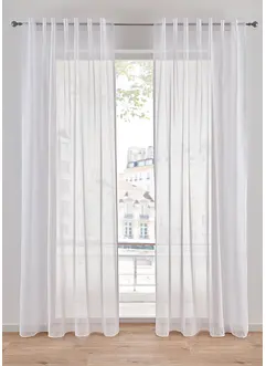 Ensfarget gardin av lett voile (1-pack), bonprix