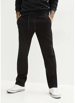 Relaxed Fit-pull on-bukse i chinos-modell med stretch, Straight, bonprix