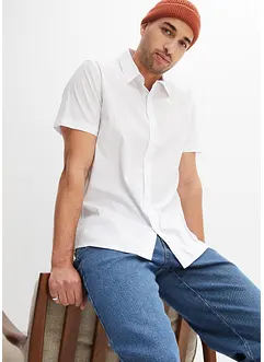 Kortermet stretchskjorte, Slim Fit, bonprix