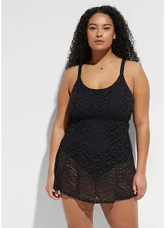 Badekjole med blonder, bonprix