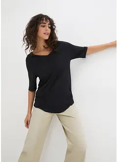 T-shirt i viskose, 2-pack, bonprix