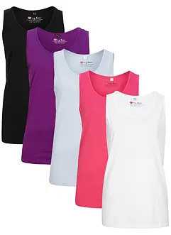 Lang bomullstopp (5-pack), bonprix