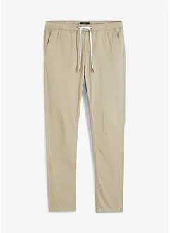 Slim Fit slip on-bukse med stretch, Straight, bonprix