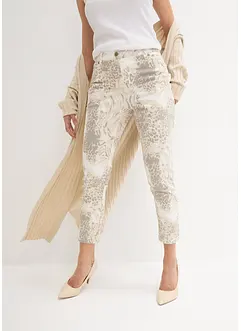 7/8-lang stretchbukse med print, bonprix