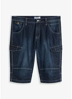 Lang bermudashorts i lett denim, Relaxed Fit, bonprix