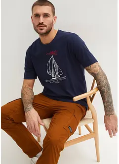 T-skjorte i 100% økologisk bomull (2-pack), bonprix