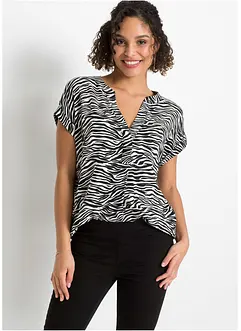 Bluse i 100% viskose, bonprix