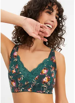 BH  uten bøyle med økologisk bomull (2-pack), bonprix