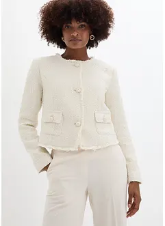 Boxy bouclé-blazer, bonprix