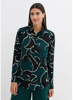 Bluse med print, bonprix