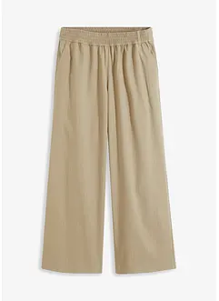 Palazzo-bukse med ull-look, bonprix