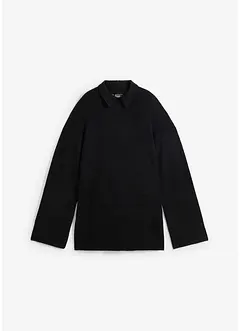 Oversized genser med Turtleneck og splitter i siden, bonprix