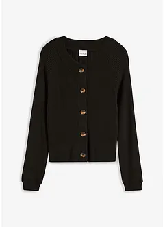 Ribbet cardigan, bonprix