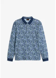 Lang arm - Poloshirt med mønster, bonprix