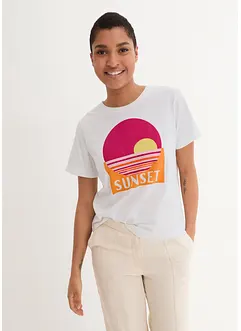 T-skjorte i 100% økologisk bomull, bonprix