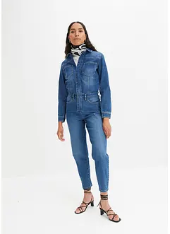 Denim-jumpsuit, Barrel Fit, bonprix