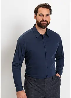 Langermet skjorte med stretch, Slim Fit (2-pack), bonprix