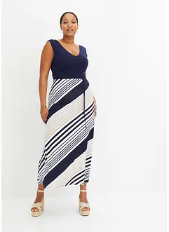 Maxikjole i myk viskosemiks, bonprix